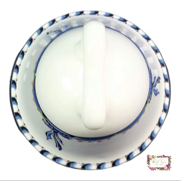 Goebel Wedding Bell West Germany Heart Shaped Handle Ceramic Bell - Picture 3 of 7